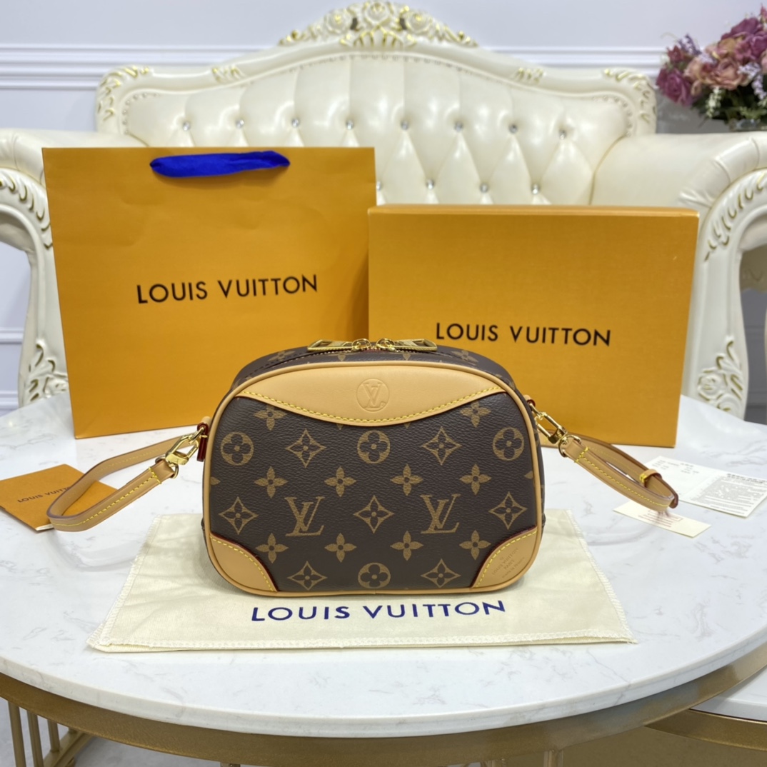 Louis Vuitton MINI DEAUVILLE Tote Handbag Monogram M45528 